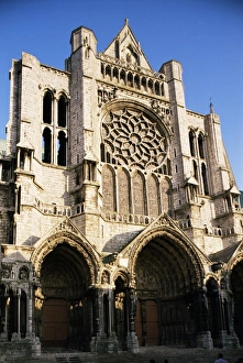 Centre Prints: Chartres Cathedral, UNESCO World Heritage Site, Chartres, Centre, France, Europe