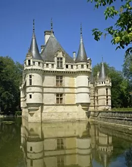 Images Dated 17th November 2008: Chateau, Azay-le-Rideau, Indre-et-Loire, Loire Valley, France, Europe