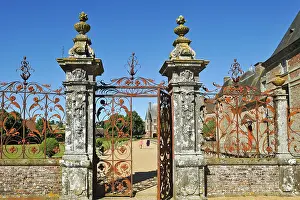 Chateau Prints: Chateau de Carrouges, Domfront, department of Orne, Normandie region, France, Europe