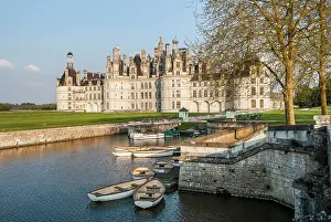 Chateau Prints: Chateau de Chambord, Loir-et-Cher department, Centre-Val de Loire region, France, Europe