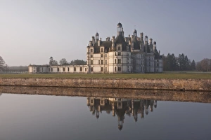 Chateau de Chambord, UNESCO World Heritage Site, Chambord, Loire Valley, France, Europe