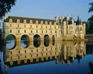 Chateau Prints: Chateau Chenonceau, Loire Valley, Centre, France, Europe
