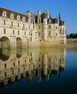 Chateau Prints: Chateau Chenonceau, Loire Valley, Centre, France, Europe