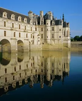 Manor Collection: Chateau Chenonceau, Loire Valley, Centre, France, Europe