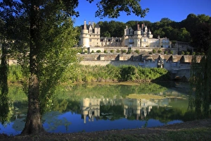 Chateau d Usse on the Indre River, Rigne-Usse, Indre et Loire, Loire Valley