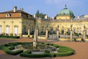 South Moravia Prints: Chateau dating from the 18th century, Buchlovice, South Moravia, Czech Republic, Europe