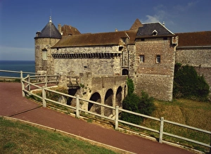 Chateaux Prints: Chateau, Dieppe, Seine-Maritime, Haute Normandie, France, Europe