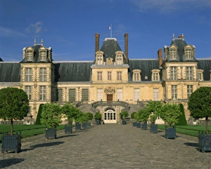 Chateau de Fontainebleau, UNESCO World Heritage Site, Seine et Marne, Ile de France