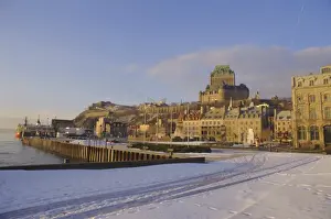 Foot Print Prints: Chateau Frontenac, Old Quebec City, Quebec, Canada