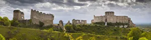 Les Andelys Prints: Chateau Gaillard panorama, Les Andelys, Eure, Normandy, France, Europe