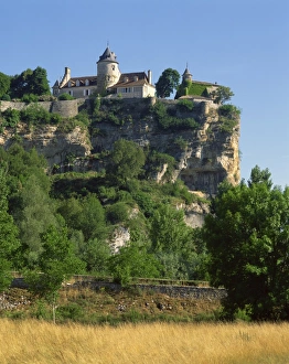 Chateaux Prints: Chateau, Lacave, Lot, Midi Pyrenees, France, Europe
