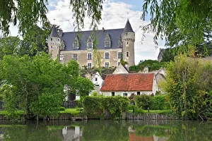 Chateau Prints: Chateau of Montresor over looking the Indrois River
