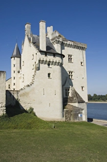 Estate Prints: Chateau Montsoreau on the Vienne River, Maine-et-Loire, Pays de la Loire, France, Europe