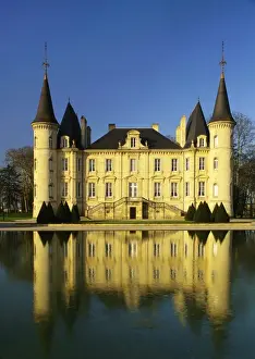 Stately Home Prints: Chateau Pichon Longueville, Medoc, Gironde, France
