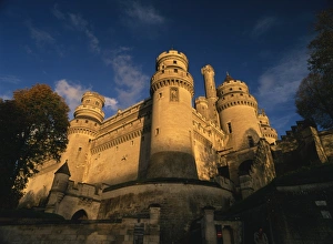 Chateau Prints: Chateau de Pierrefonds in the Foret de Compiegne, in Oise, Nord Picardie, France, Europe