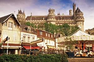 Chateau Prints: Chateau, Pierrefonds, Oise, Nord-Picardy, France, Europe
