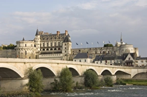 Images Dated 23rd September 2008: Chateau Royal d Amboise, Indre-et-Loire, River Loire, France, Europe