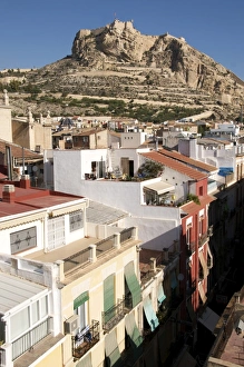 Images Dated 18th November 2008: Chateau Santa Barbara, Alicante, Valencia province, Spain, Europe