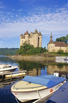 Chateau de Val on the River Dordogne, Bort-les-Orgues, France, Europe