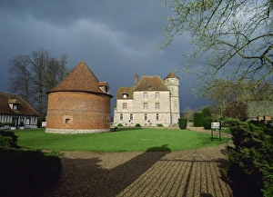 Chateaux Prints: Chateau Vascoeuil, Vexin, Seine Valley, Eure, Haute Normandie, France, Europe