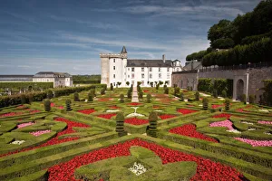 Traditionally French Prints: Chateau de Villandry, UNESCO World Heritage Site
