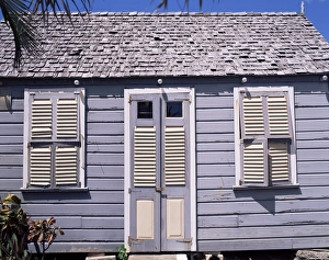 Pastel Colour Prints: Chattel house, Barbados, West Indies, Caribbean, Central America
