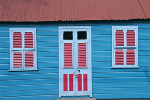 Barbadian Prints: Chattel house in Holders, Barbados, Caribbean, West Indies, Central America