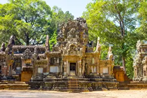 Ancient Culture Prints: Chau Say Tevoda Temple ruins, Angkor Archaeological Park, UNESCO World Heritage Site