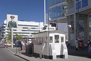 Obsolete Prints: Checkpoint Charlie, Berlin Mitte, Berlin, Germany, Europe