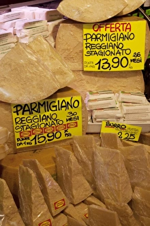 Emilia Romagna Prints: Cheese, Parma, Emilia-Romagna, Italy, Europe