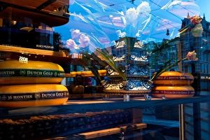 For Sale Prints: Cheese shop in Amsterdam, Netherlands, Europe