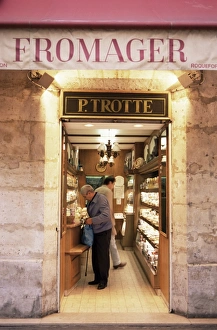 Dairy Prints: Cheese shop, Paris, France, Europe