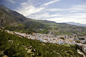 Rif Mountains Prints: Chefchaouen (Chaouen), Rif Mountains, Morocco, North Africa, Africa