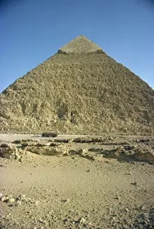 Chephren pyramid, Giza, UNESCO World Heritage Site, near Cairo, Egypt, North Africa