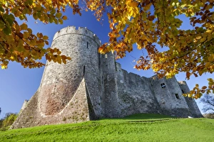 Chepstow Castle, Monmouthshire, Gwent, South Wales, United Kingdom, Europe