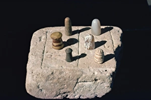 The chess board from the Indus civilisation at Mohenjodaro