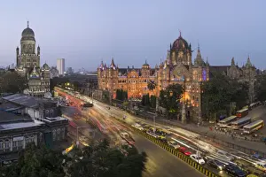 Mumbai Prints: Chhatrapati Shivaji Maharaj Terminus railway station (CSMT), formerly Victoria Terminus