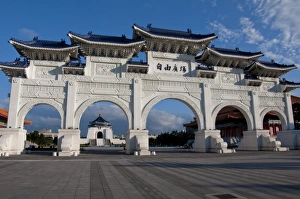 Taipei Prints: Chiang Kai Shek Memorial Hall Arch, Taipei, Taiwan, Asia
