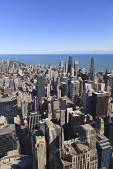 Sky Scrapers Prints: Chicago cityscape, looking north from Willis Tower