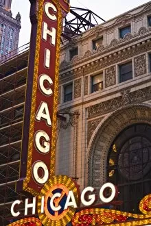 The Chicago Theatre, Theatre District, Chicago, Illinois, United States of America