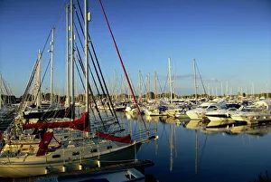 West Sussex Prints: Chichester marina, West Sussex, England, United Kingdom, Europe