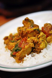 Images Dated 9th July 2008: Chicken curry Balti dish at Al Frash restaurant in the Balti Triangle. Birmingham