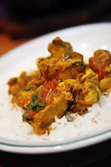 Chicken curry Balti dish at Al Frash restaurant in the Balti Triangle. Birmingham
