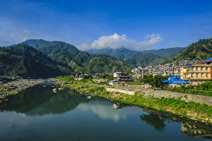 Luzon Prints: Chico River flowing through Bontoc, Luzon, Philippines, Southeast Asia, Asia