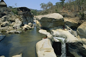 Boulders Prints: Chicos Paradise, Boca de Tomatlan, Puerto Vallarta, Mexico, North America