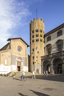 Orvieto Prints: Chiesa San Andrea, Piazza della Repubblica, Orvieto, Umbria, Italy, Europe