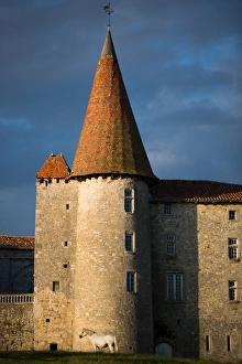 Chateaux Prints: Chillac Chateau, La Charente, France, Europe