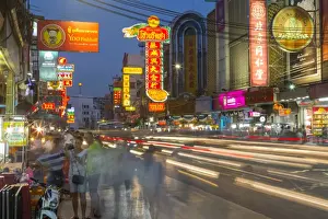 Thai Culture Prints: Chinatown, Bangkok, Thailand, Southeast Asia, Asia