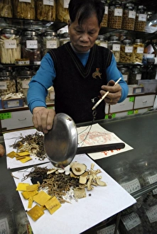 Images Dated 15th January 2009: Chinese drugstore, Macao, China, Asia