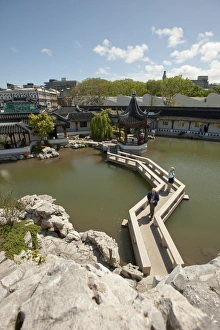 Dunedin Prints: Chinese Garden, Dunedin, Otago, South Island, New Zealand, Pacific